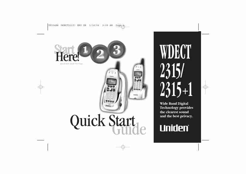 Uniden Cordless Telephone 2315+1-page_pdf